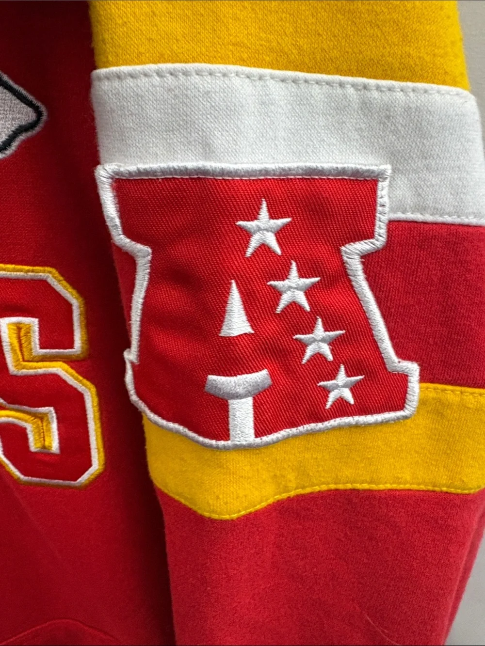 NFL Team Apparel Men’s Kansas City Chiefs Zip Up Hoodie XXL Red/Yellow Gold - Picture 4 of 8